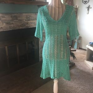 Crochet dress cover
